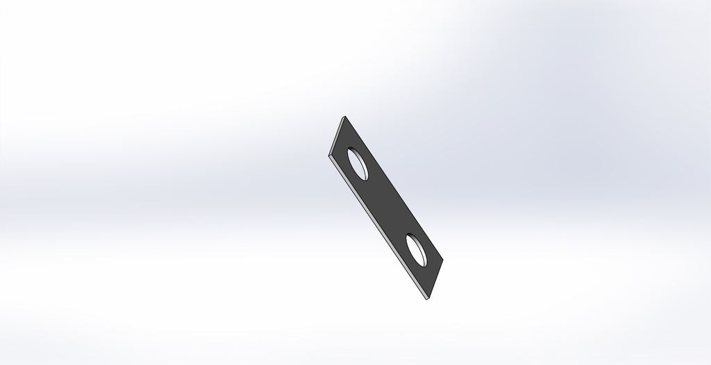 Spacer loadcel gantry 0.5 plastic