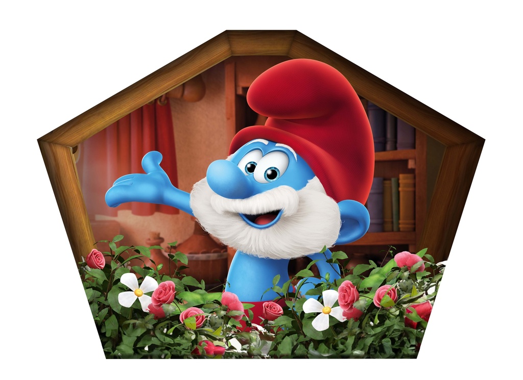 Plexi Papa Smurf out window