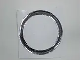Decal dome silver round logo