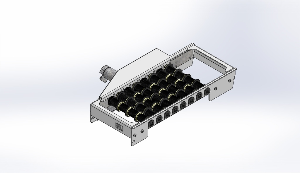 Unit sorter chips pusher