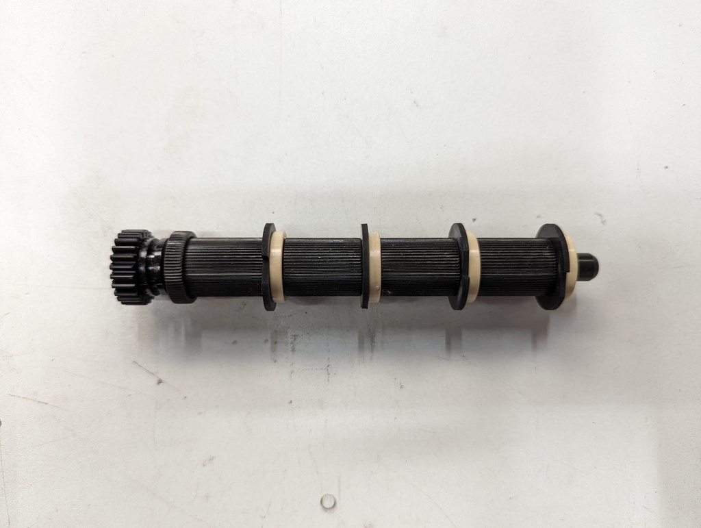 Unit roller rubber indent left+stip