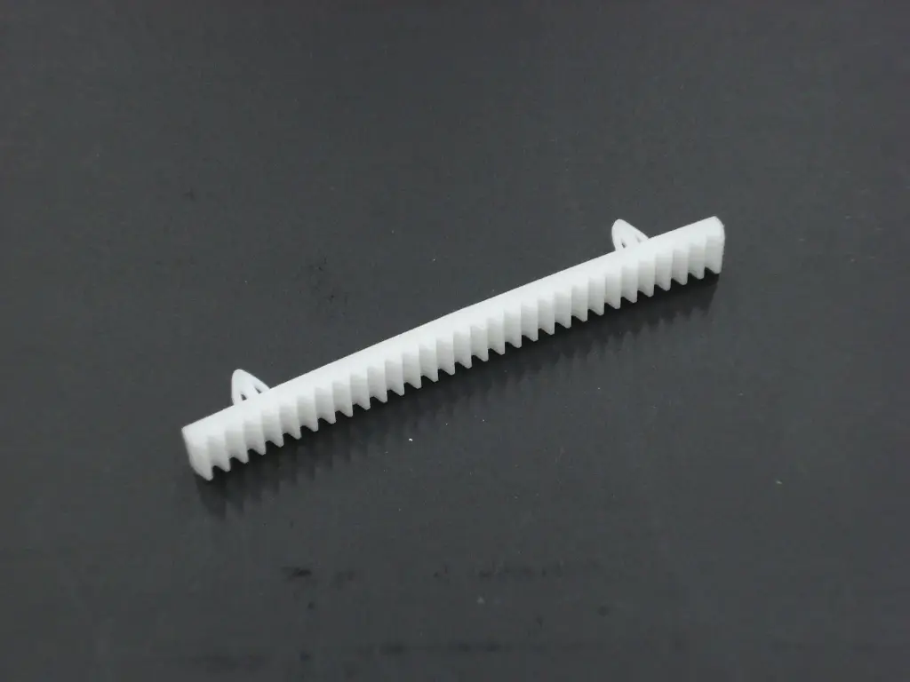 Toothed ledge gantry ITX white