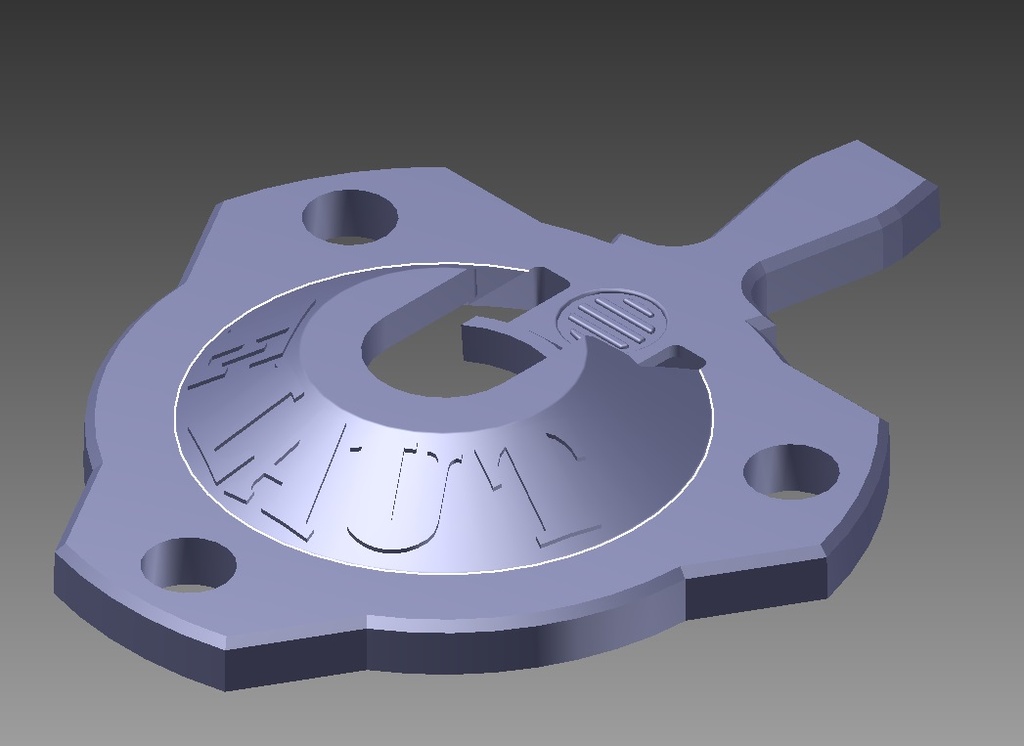 Coil housing cap ITX Small claw blk