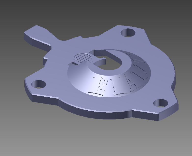 Coil housing cap ITX Medium Blu