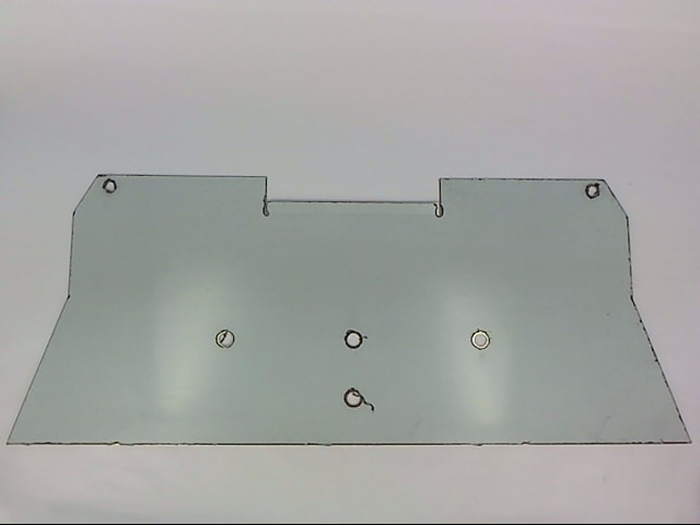 Cover plate inox playfield pusher