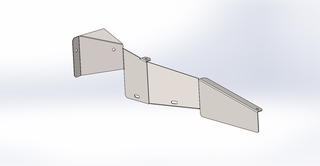 Cover inox right playfield