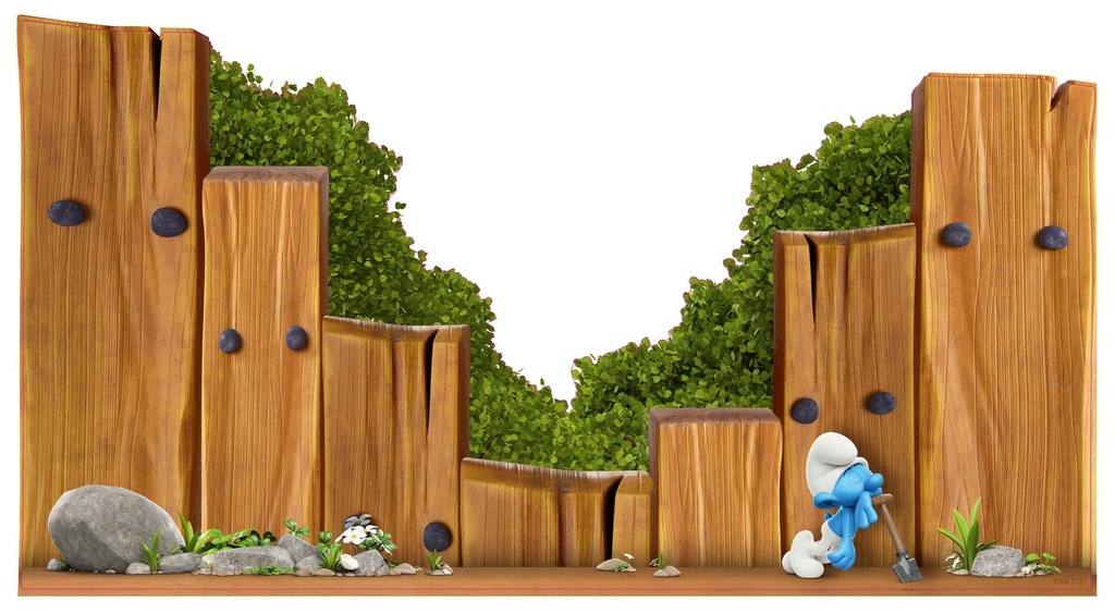 Sticker overview 6 Smurfs