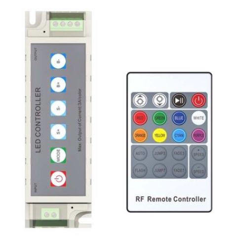RGB remote LED controller