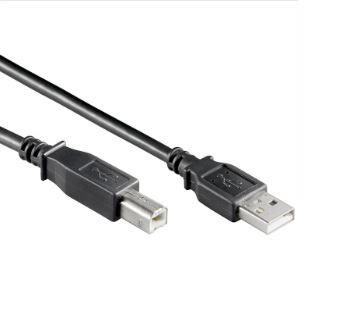 Cable USB A-male/B-male 0.5m