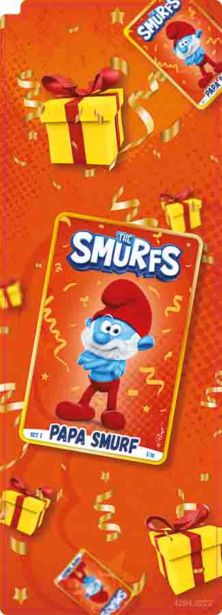 Sticker card stacker P Smurf