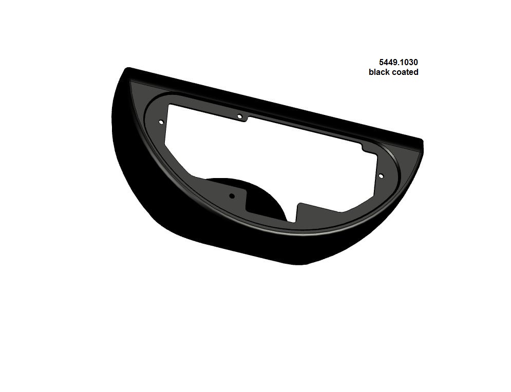 Control box black dented