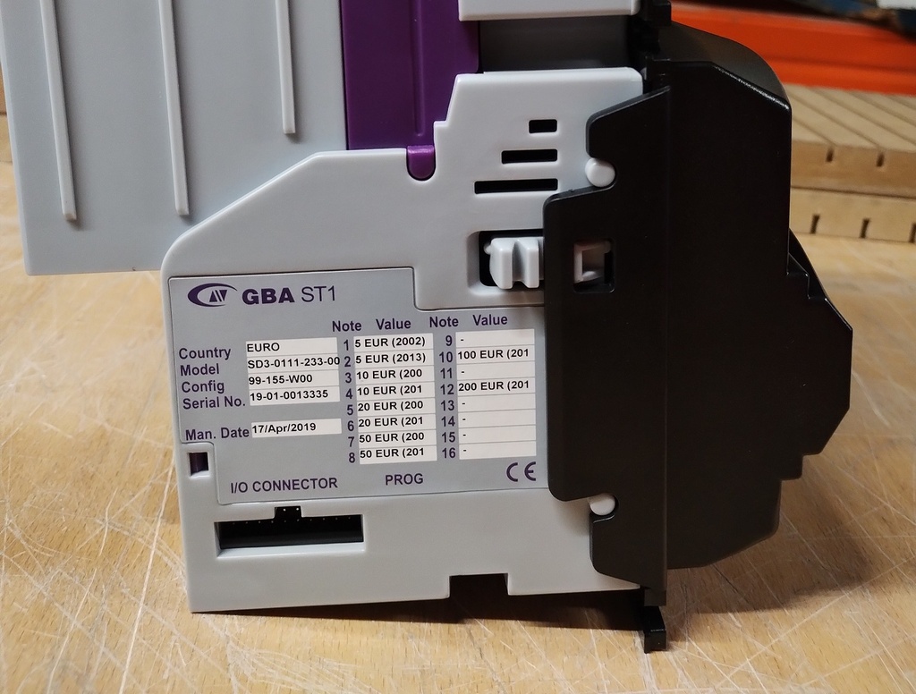 Bill acceptor GBA st1+