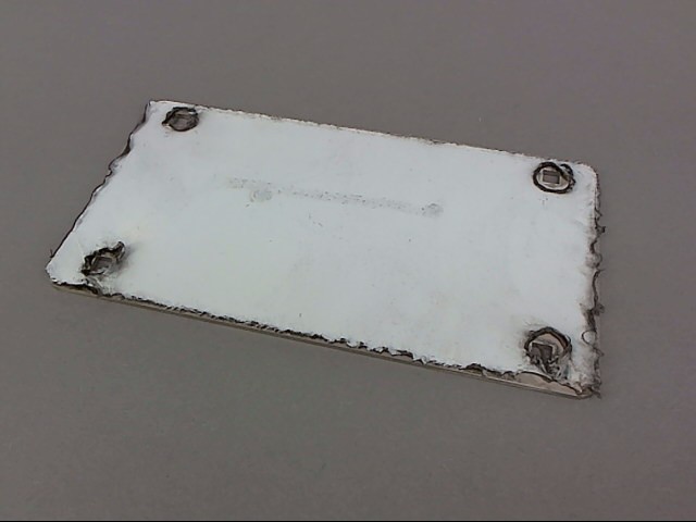 Cover plate blank WJ