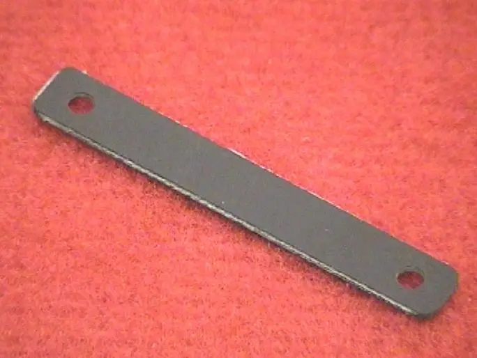 Connecting plate 119mm black