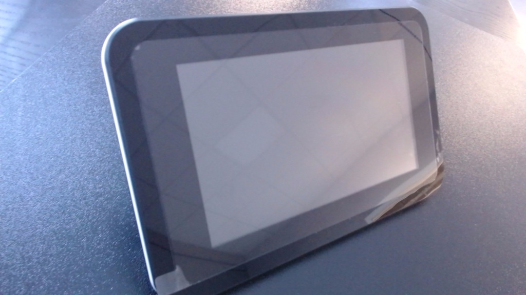 Unit setup touchscreen