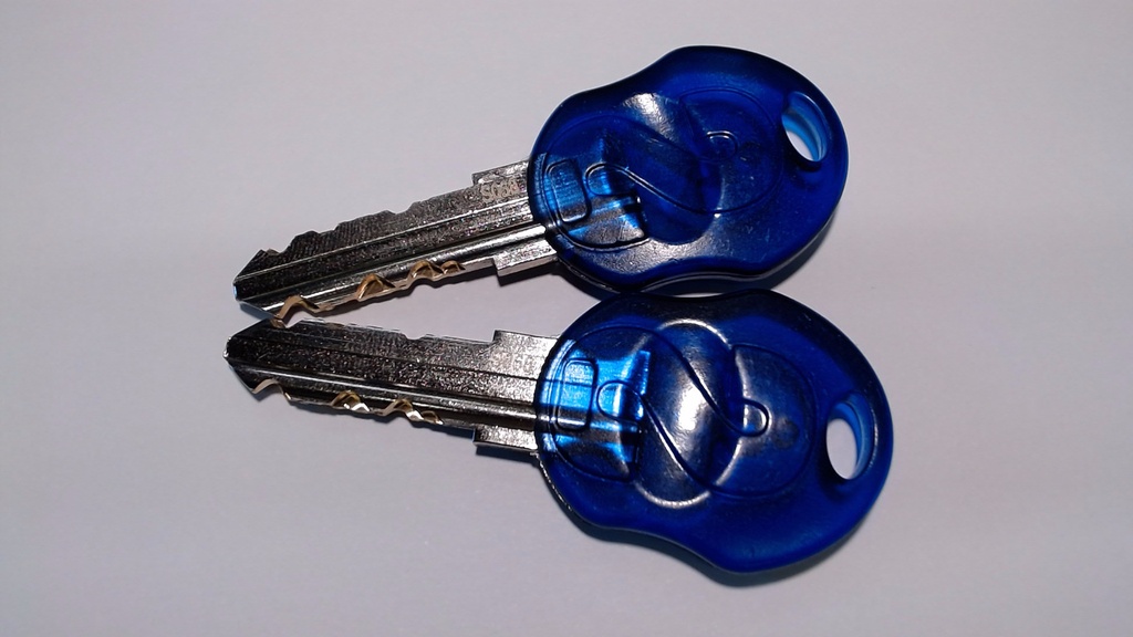Key set of 2 flat YES S068