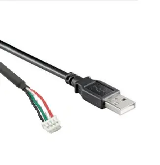 Cable USB A male 4p 1m50