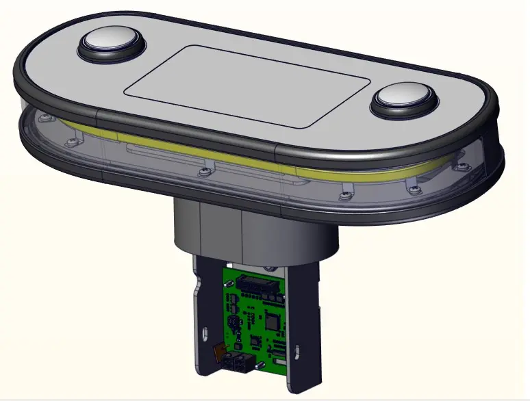 Unit button deck 2pb ECL2