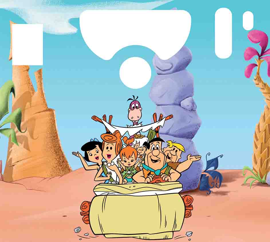 Door front 2 Flintstones