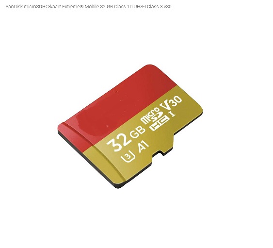 Micro SD 32G programmed