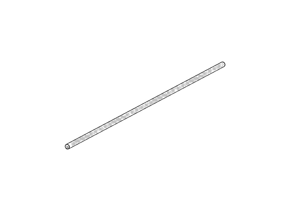 Stop rod 3mm 177mm stainless steel Big One
