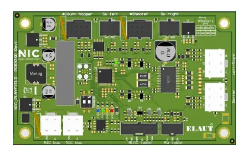 PCB NIC playfield P&T