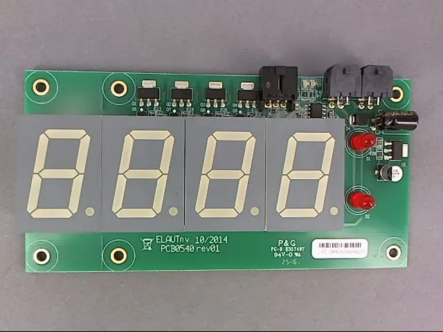 PCB display ITX 4 digit 25mm P&T (z11xx)