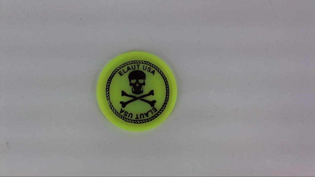 Chip pvc yellow skull (1500pcs)