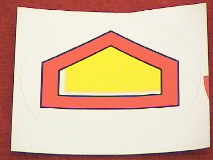Label button arrow Big One
