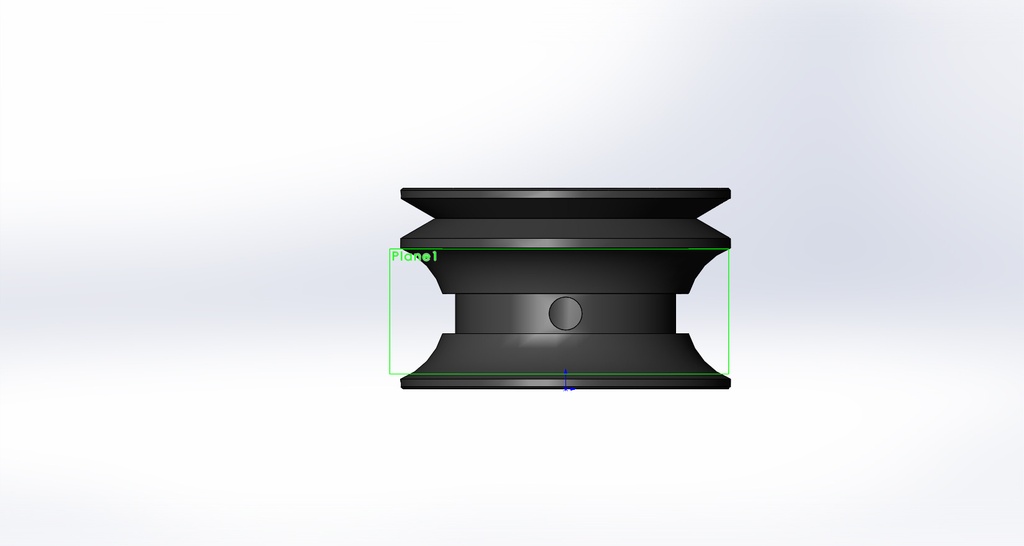 Wheel fixed big ertalon