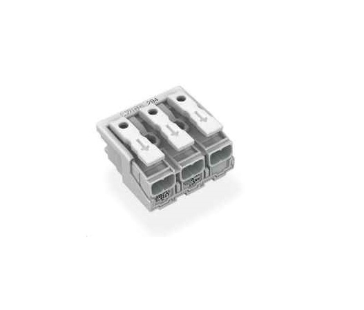Screwless connector block 3 p w E