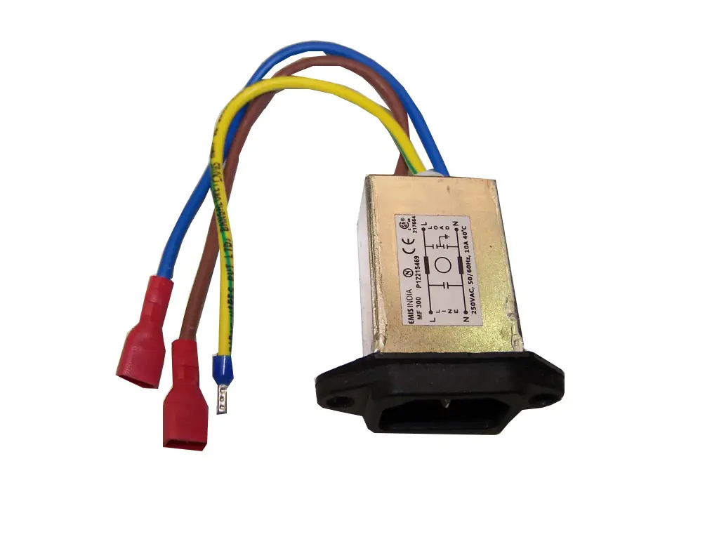 Net entry netfilter assy 2x Faston + E