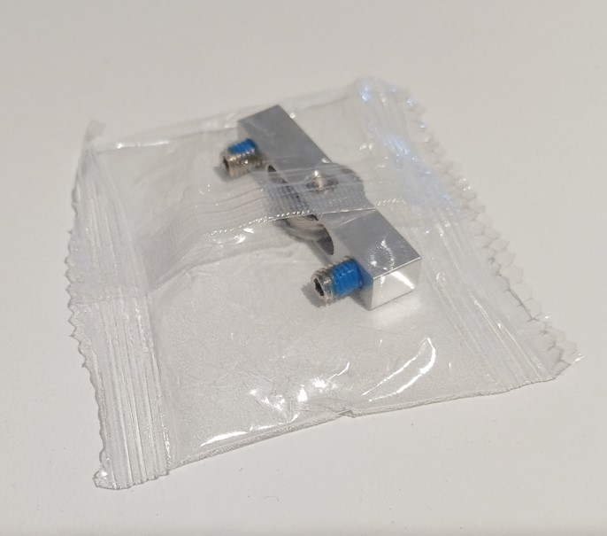 Bearing for glass rail w inbus