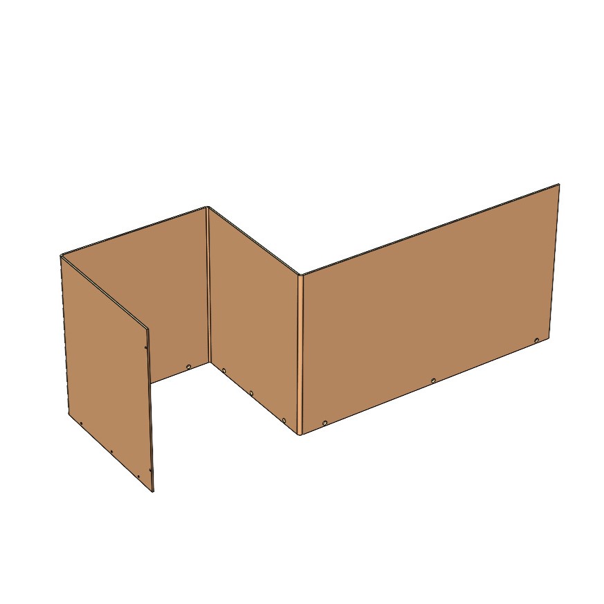 Playfield border 808.5x300mm ECL2