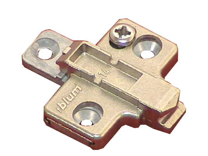 Hinge clip-top cross plate