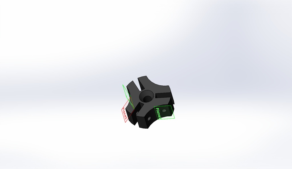 Claw holder star-shaped plastic