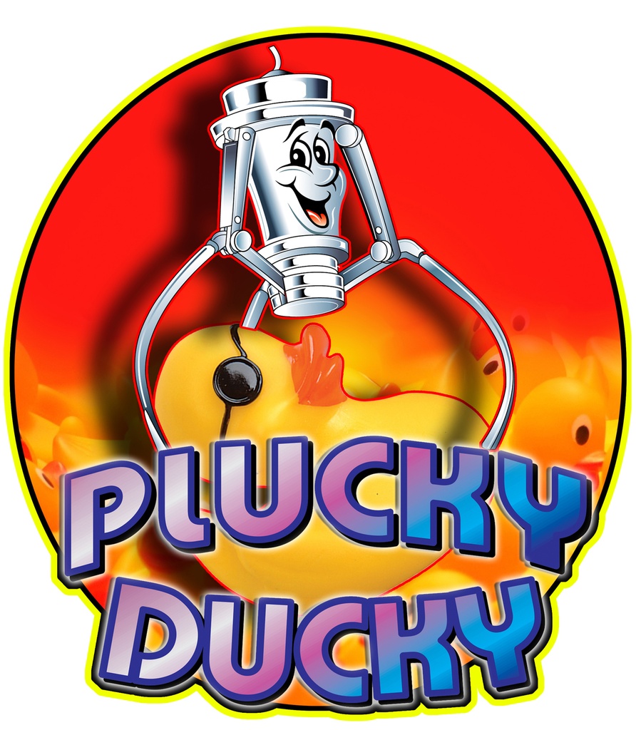 Decal front door Plucky Ducky