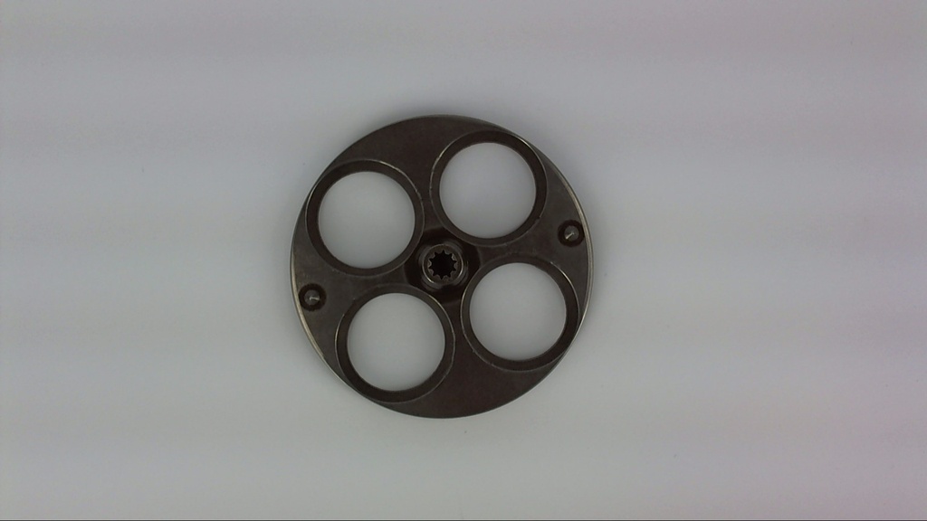 Disc escalator hopper 4 holes metal