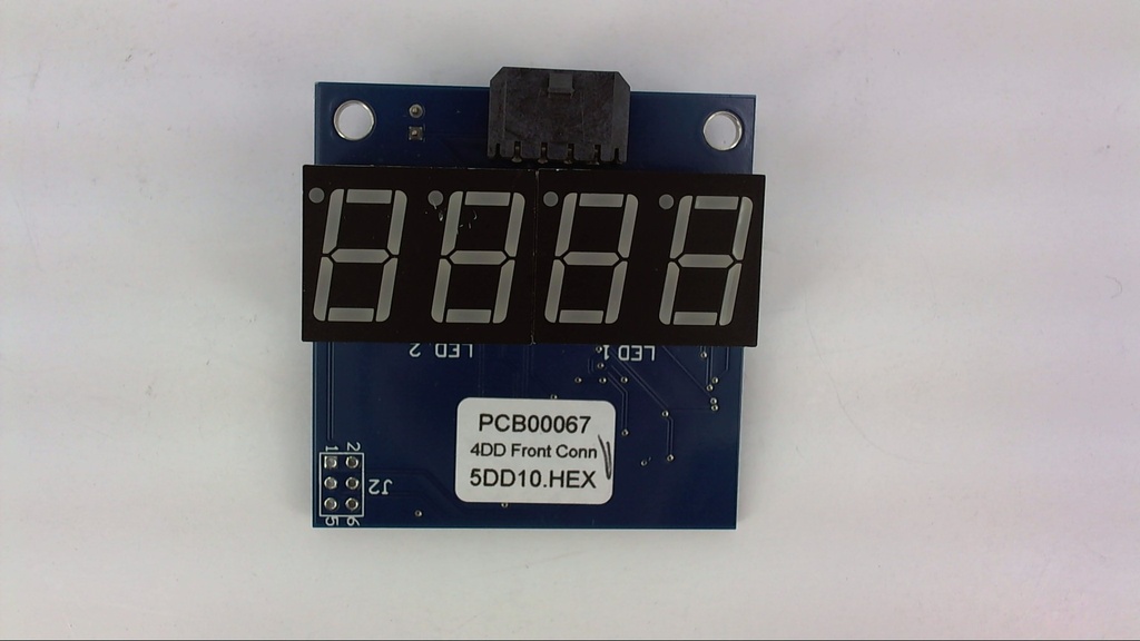 Credit display 4 digit