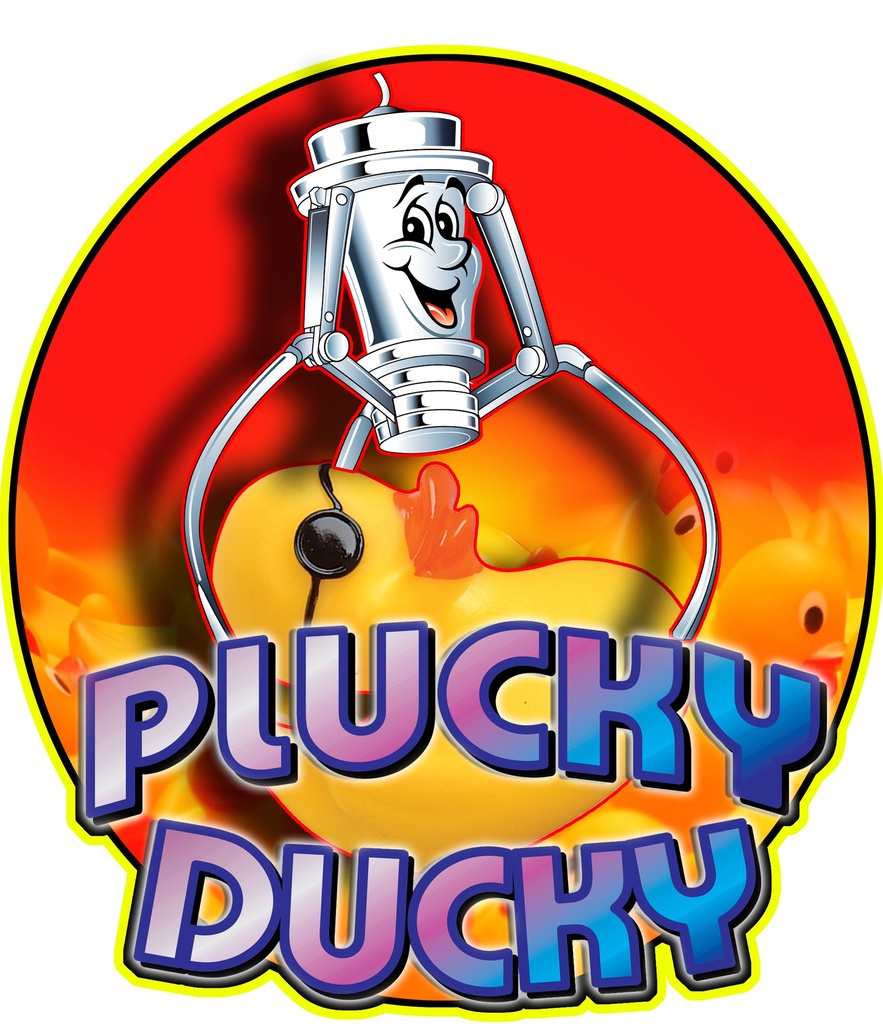 Decal side below Plucky Ducky