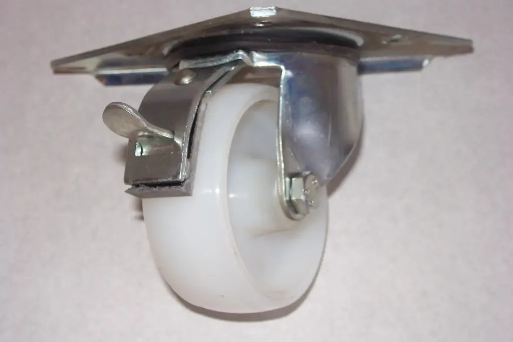 Castor wheel with brake 5 holes