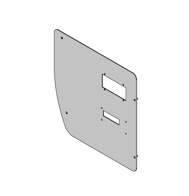 Coin mech plate embed card hor 900