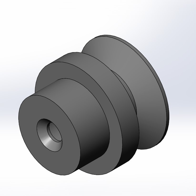 Pulley motor carrousel