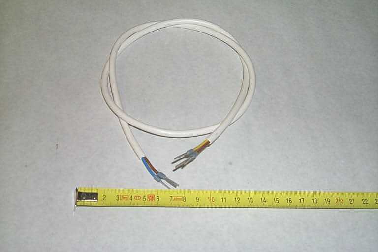 Wiring 2+1 x 0.75 - 1m60