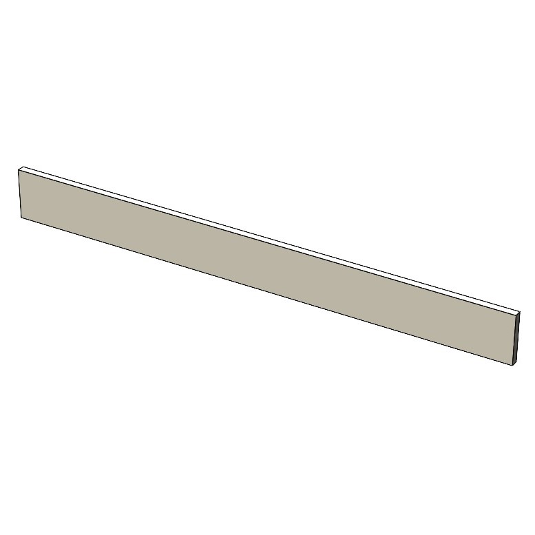 Scraper 277x31mm slider pusher