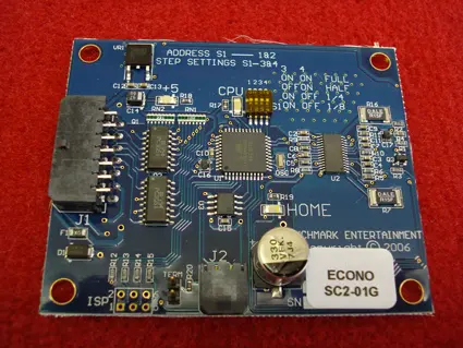 PCB stepper controller Red Hot