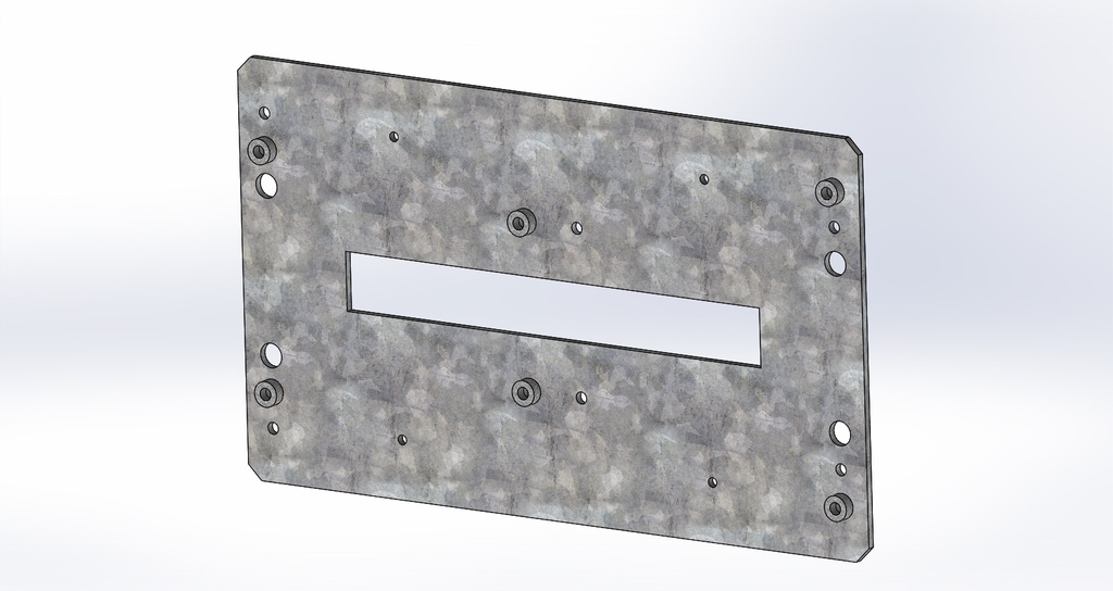 Fixation plate guide playfield