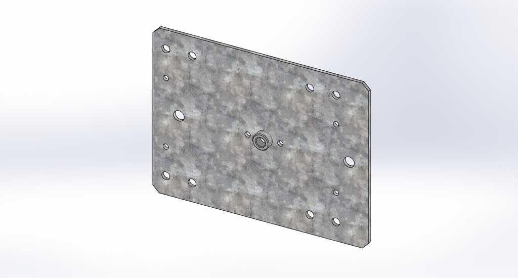 Fixation plate sliders playfield