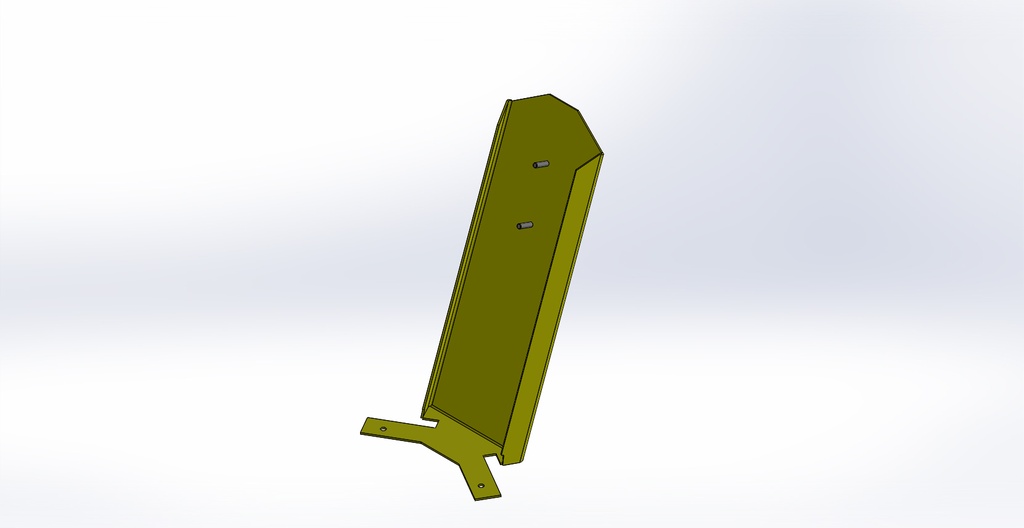 Cornerpart upper build pusher yellow