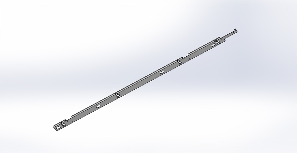 Lock rail fix door pusher 2-pl